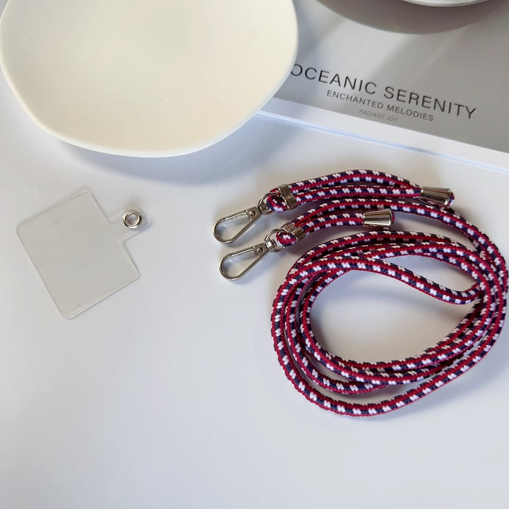 Verstellbare Lanyard mit doppelten Clips Karnz