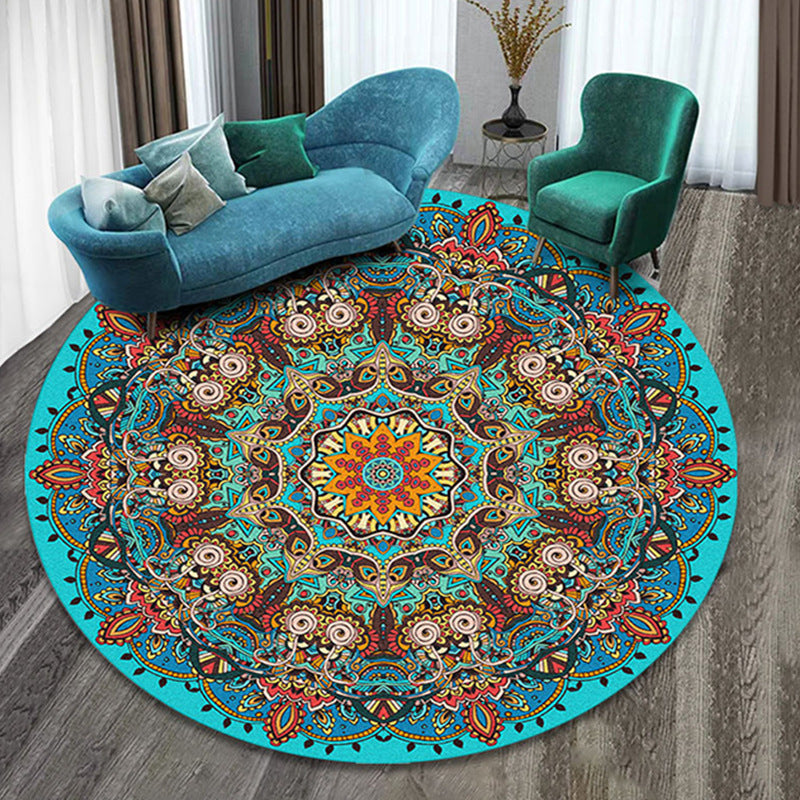 Künstlerisches Mandala-Muster Teppich