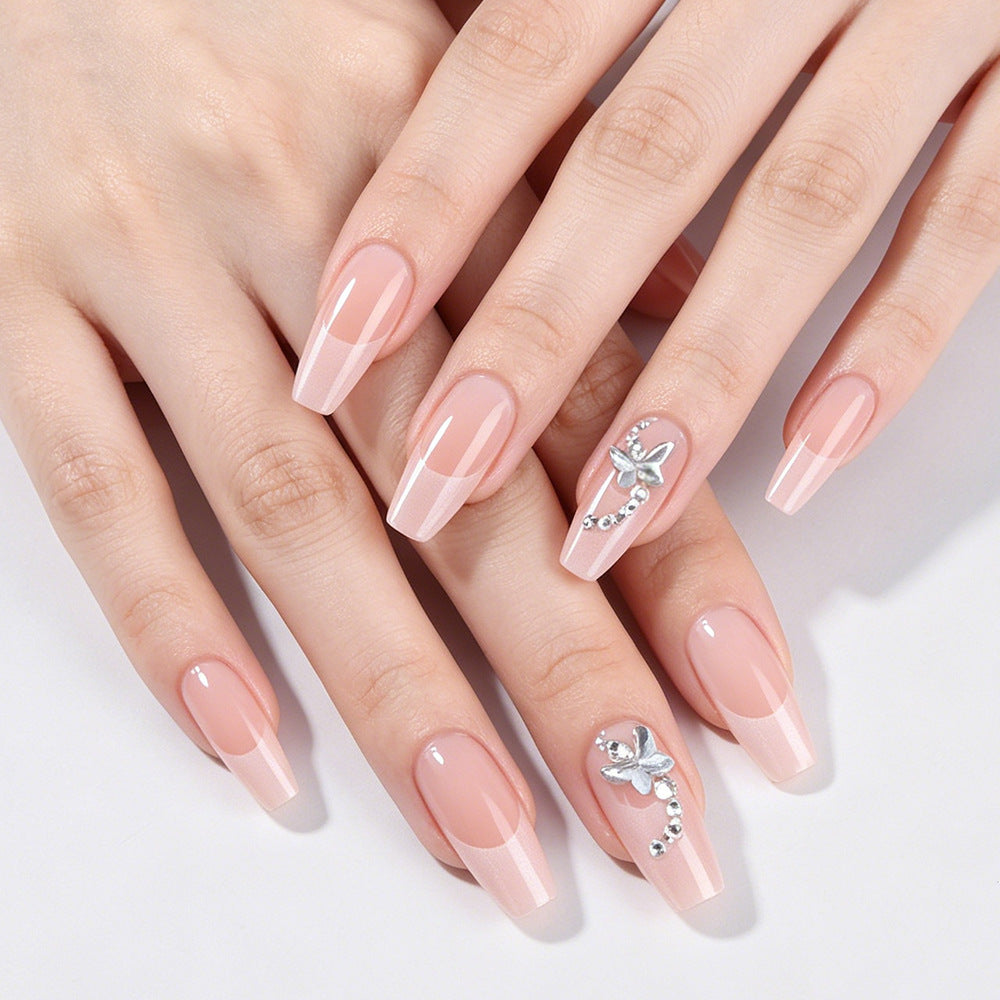 Elegantes Press-On-Nagelset Karnz