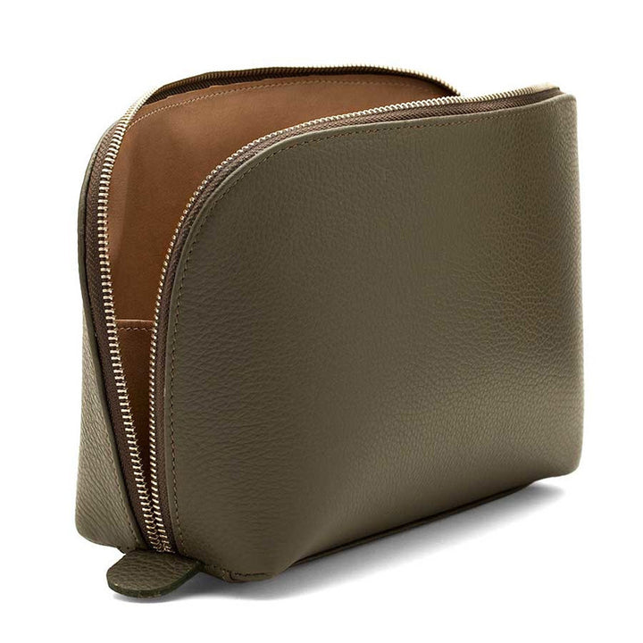 Premium Leder Kosmetiktasche