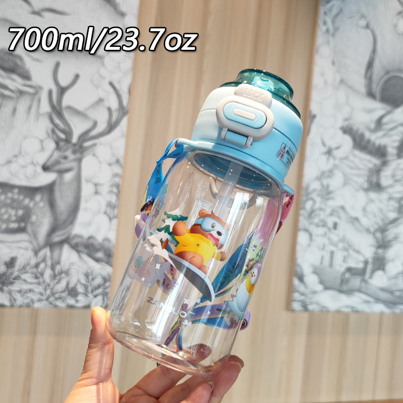 Damen kreative Wasserflasche mit sicherem Schließmechanismus Karnz