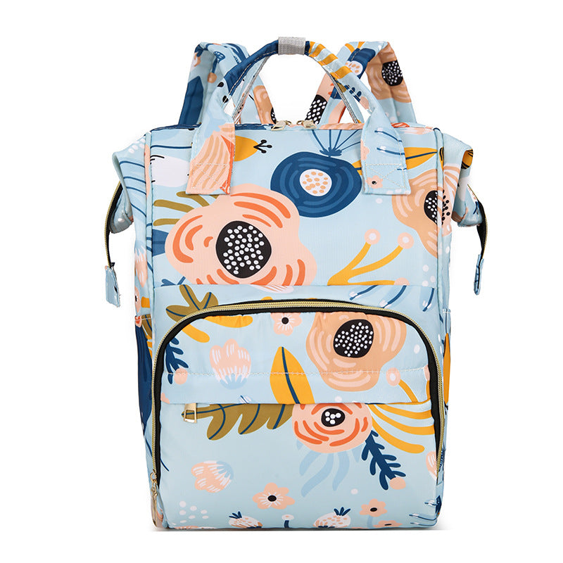 Multi-Zweck Blumenmuster Rucksack Karnz