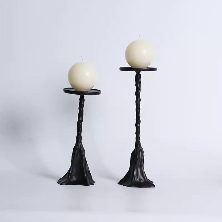 Elegante dekorative runde Kerze