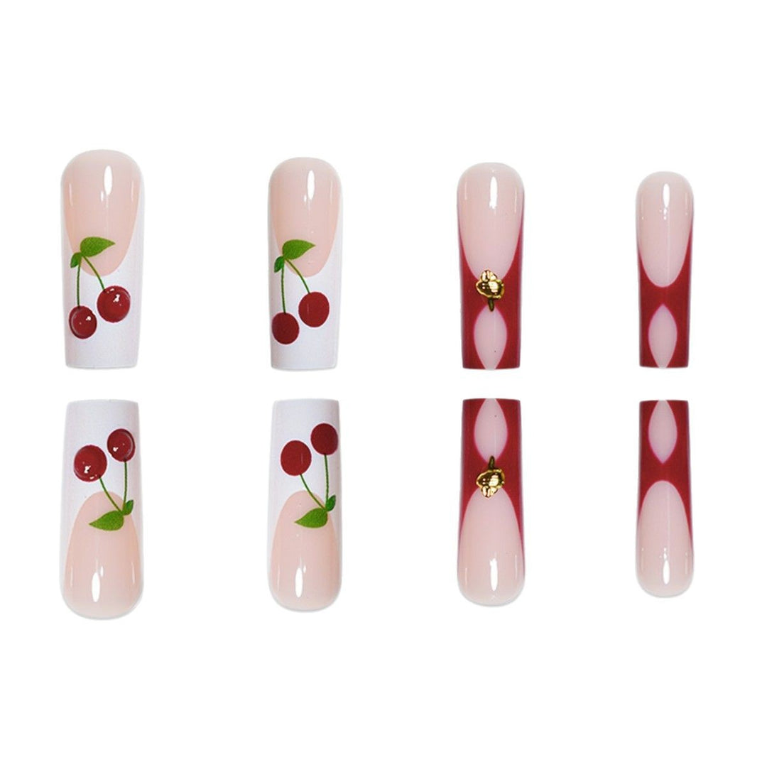 Künstlerische Lange Nail Art Extensions Karnz