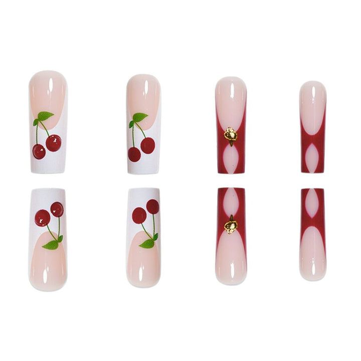 Künstlerische Lange Nail Art Extensions Karnz