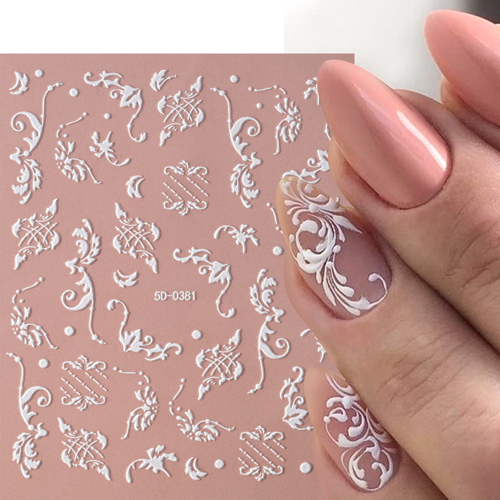 Elegante Nagelkunst Stempelplatte