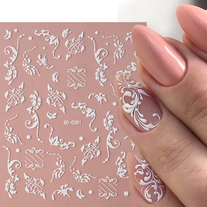 Elegante Nagelkunst Stempelplatte