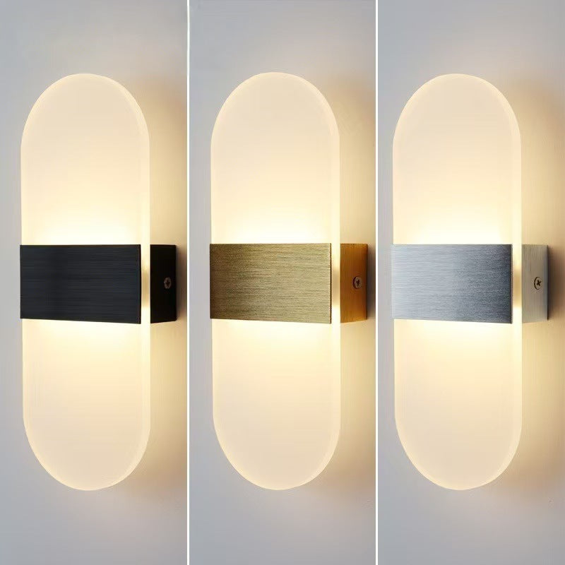 Moderne LED Wandleuchtenfassung