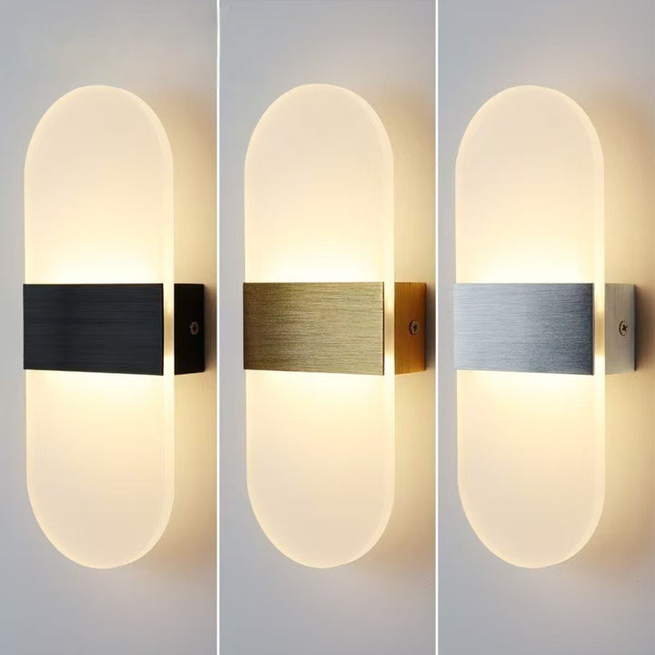 Moderne LED Wandleuchtenfassung