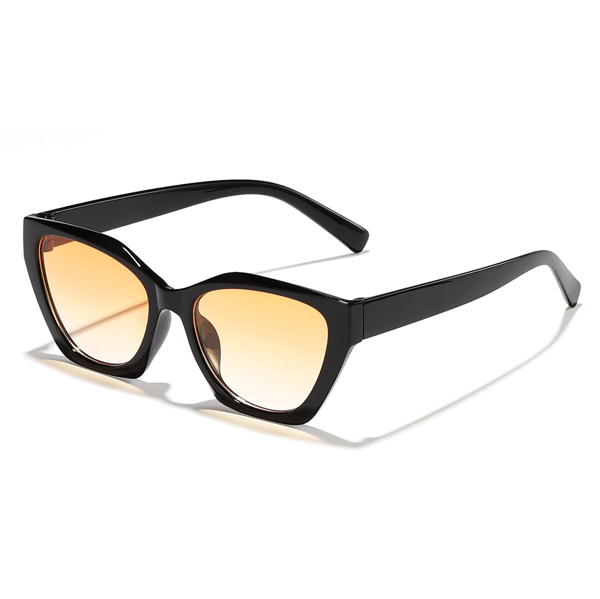 Damen geometrische Sonnenbrille mit modernem, hypoallergenen Kunststoffrahmen Karnz