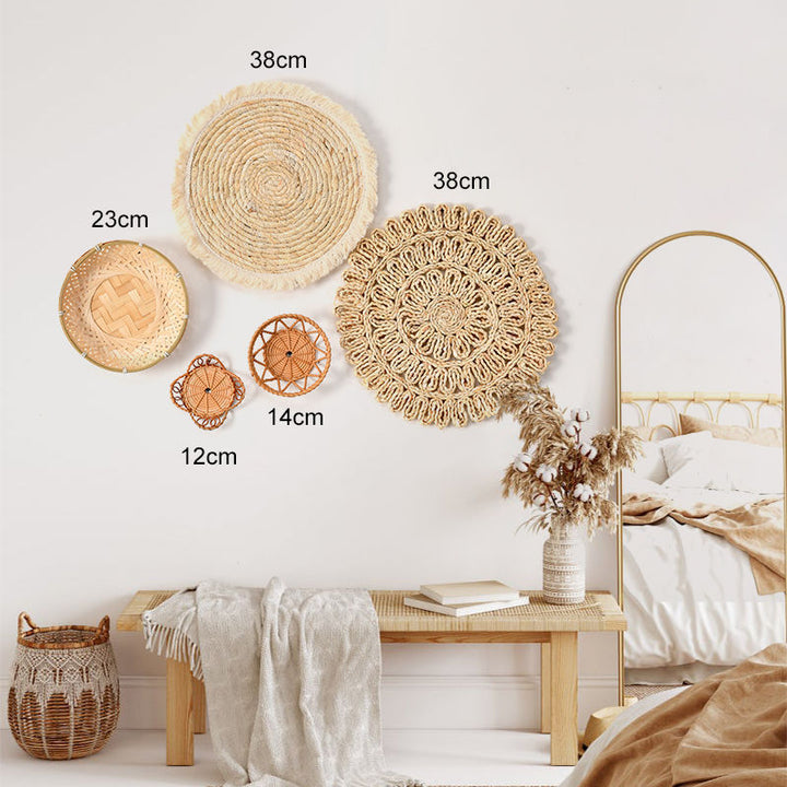 Elegante Wanddekoration Aus Naturmaterialien Karnz