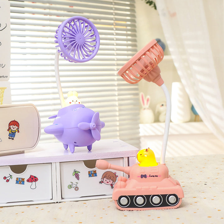 Damen Kreativer Tischventilator mit integriertem Spielzeugdesign Karnz
