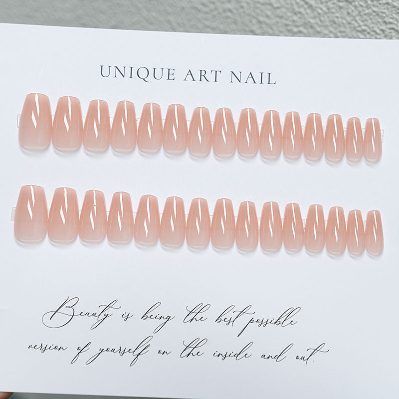 Natürlicher Gel Press-On Nagelset
