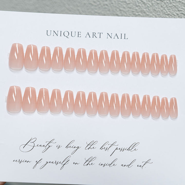 Natürlicher Gel Press-On Nagelset