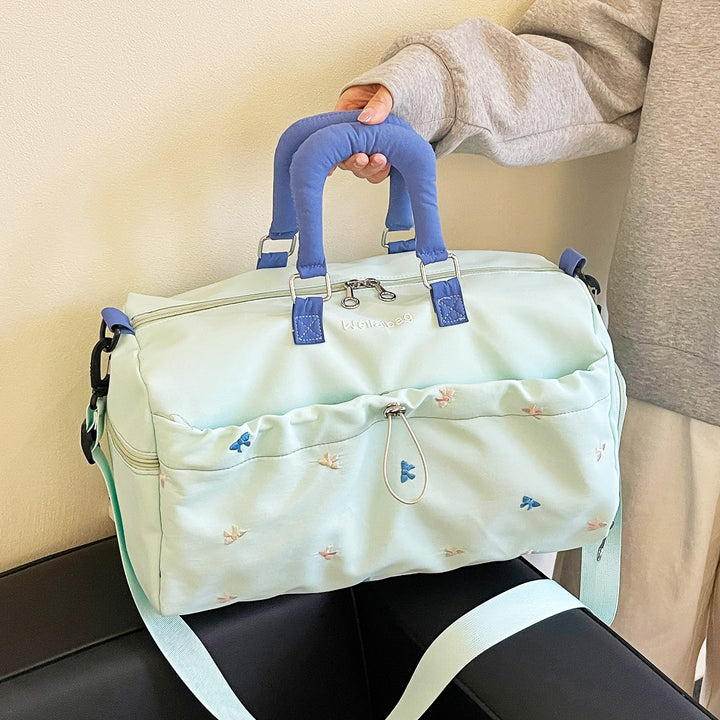 Multifunktionale bestickte Duffel-Tasche Karnz