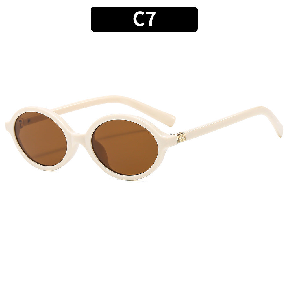Elegante vintage-inspirierte runde Sonnenbrille Karnz