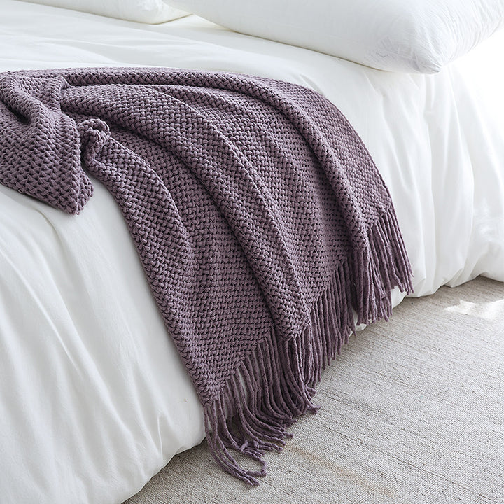 Chunky Strick Texturiertes Werfendecke