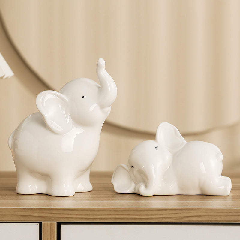 Verspielte und elegante Elefanten-Dekorationsfigur Karnz