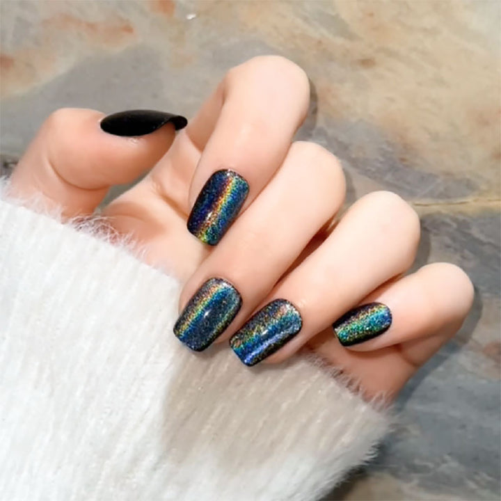 Künstlerisches Glam Press-On Nagelset