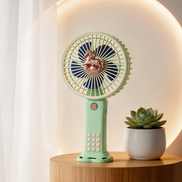 Damen Tragbarer Mini-Ventilator mit attraktivem Kinderdesign Karnz
