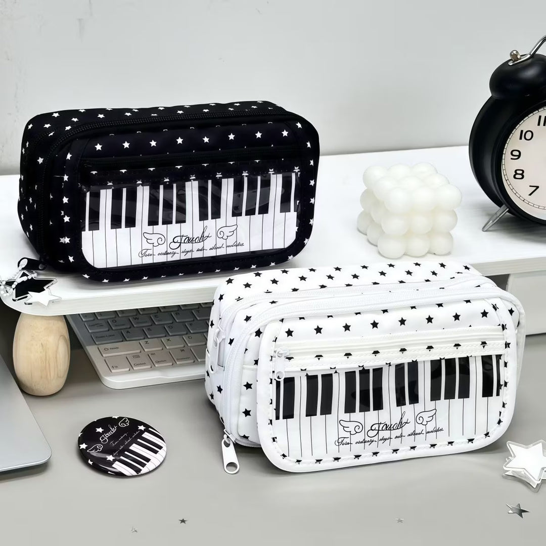 Musikalisches Keyboard-Themen Bleistift Organizer
