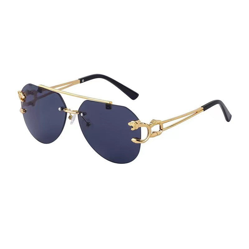 Damen Designer Sonnenbrille mit einzigartigem tierischen Akzent Karnz