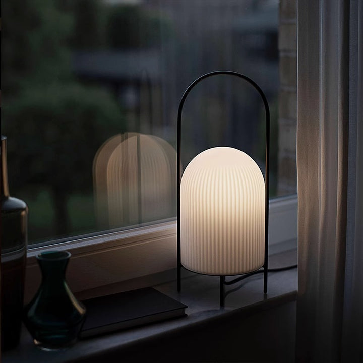Artisanale Tischlampe
