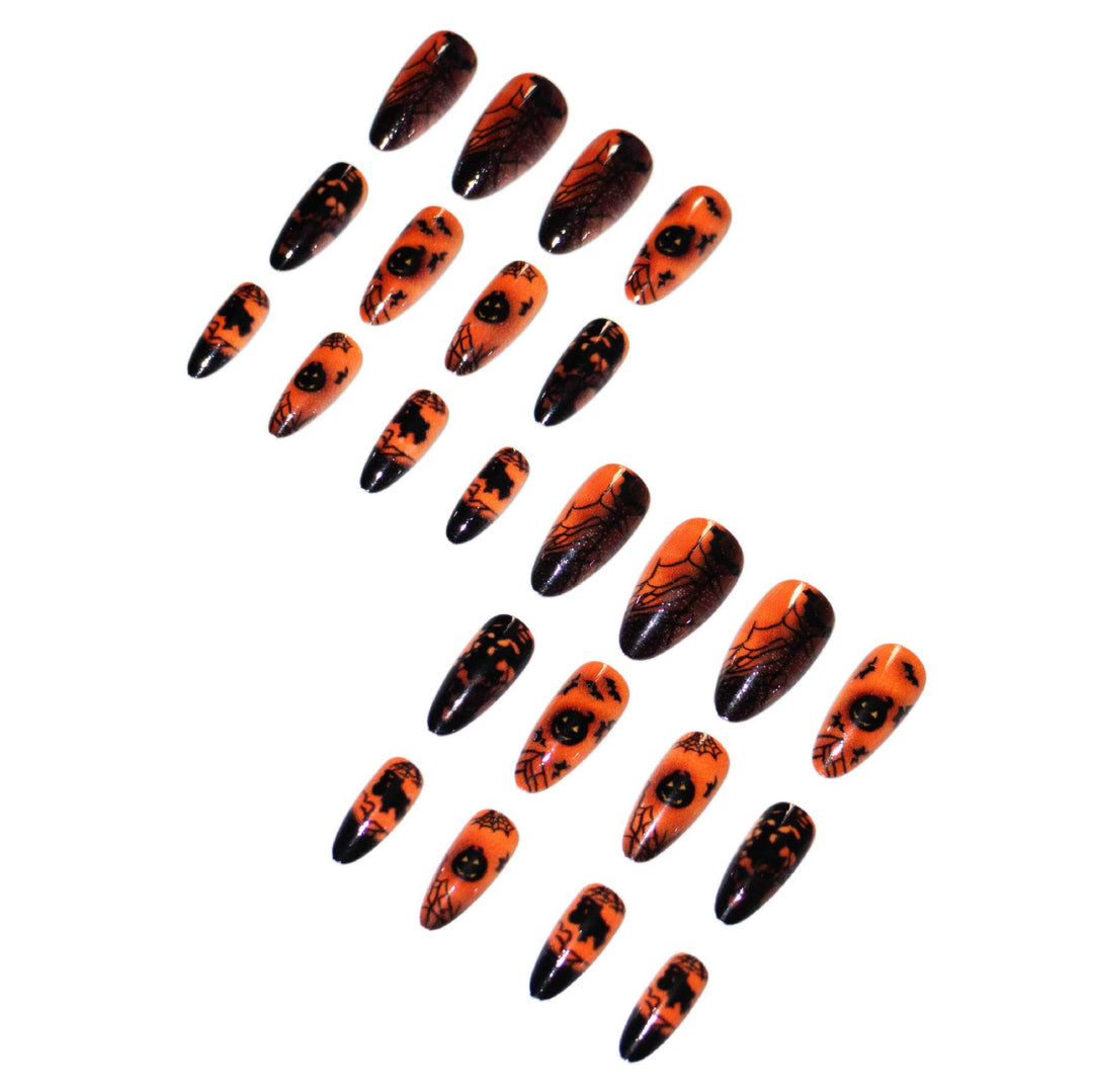 Halloween-Themen Dekorative Press-On Nagelkunst Karnz