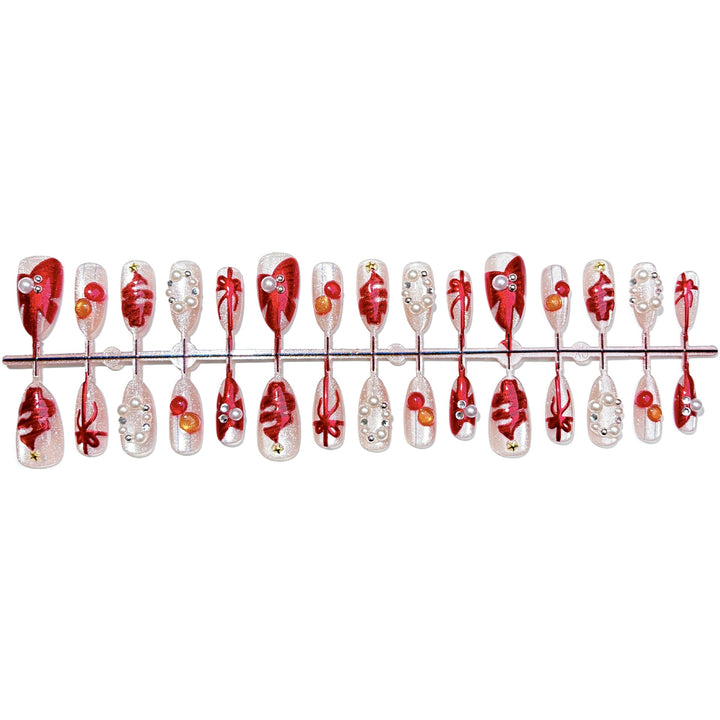 Festive Dekorative Press-On Nagel Set