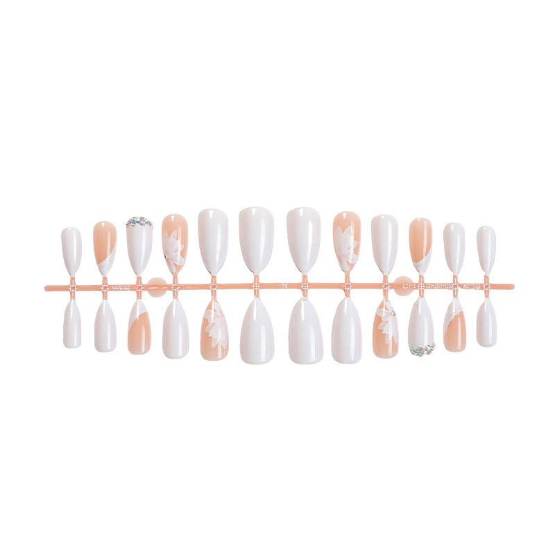Premium Floral Designed Press-On Nail Set Karnz