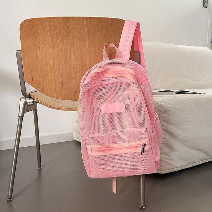 Stylische Mesh-Rucksack Karnz