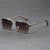 Damen Modische quadratische Sonnenbrille mit luxuriösen Details Karnz