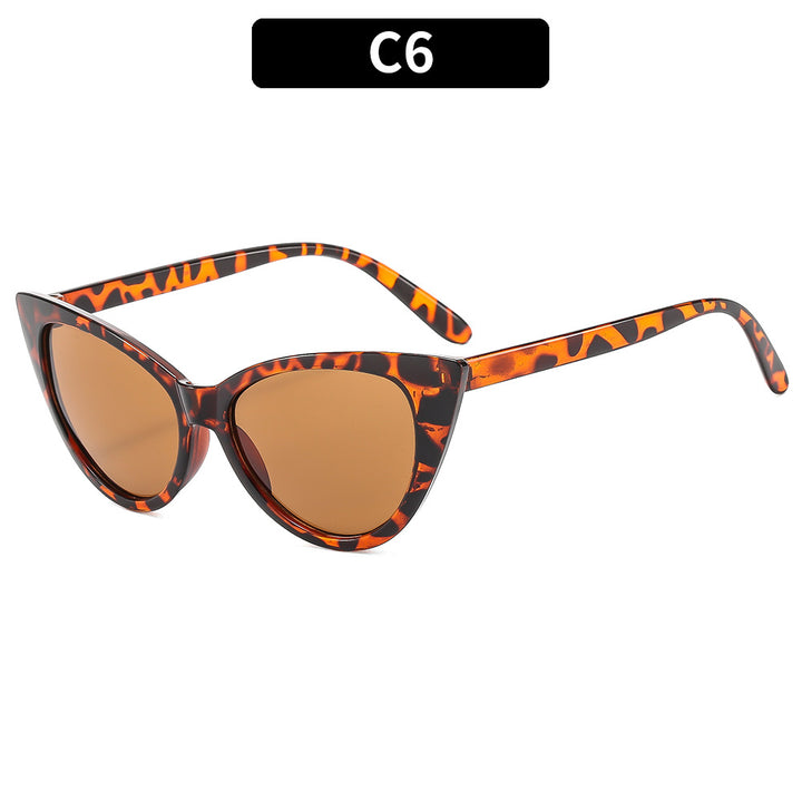 Cat-Eye Sonnenbrille mit Schildpatt-Rahmen
