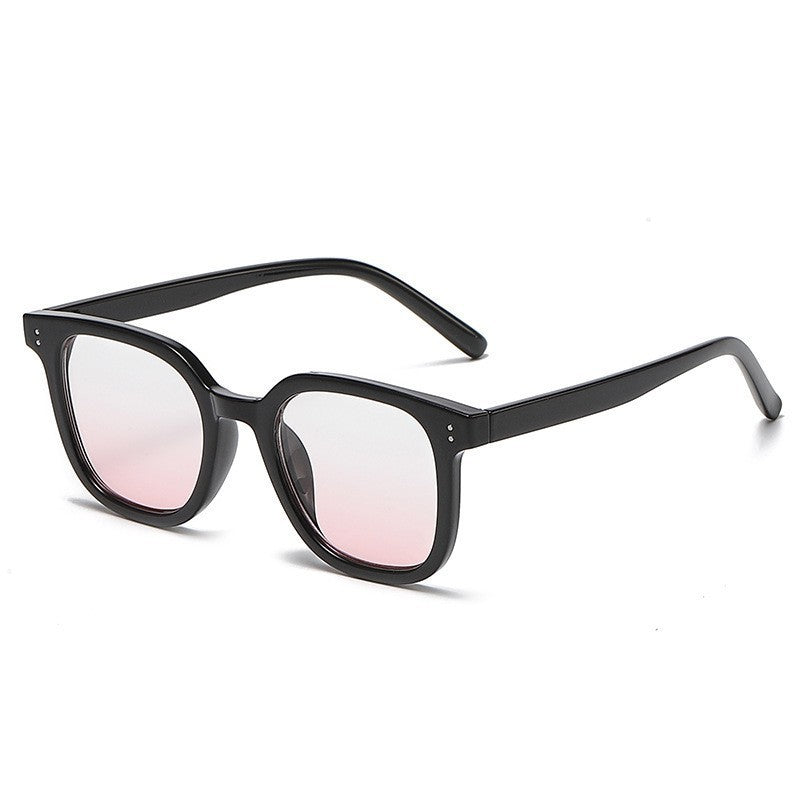 Damen auffällige Retro-Sonnenbrille mit gelb-tönenden Gläsern Karnz