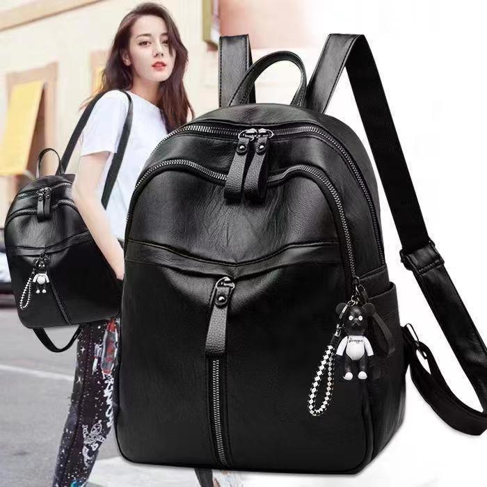 Stylischer Leder-Rucksack Karnz
