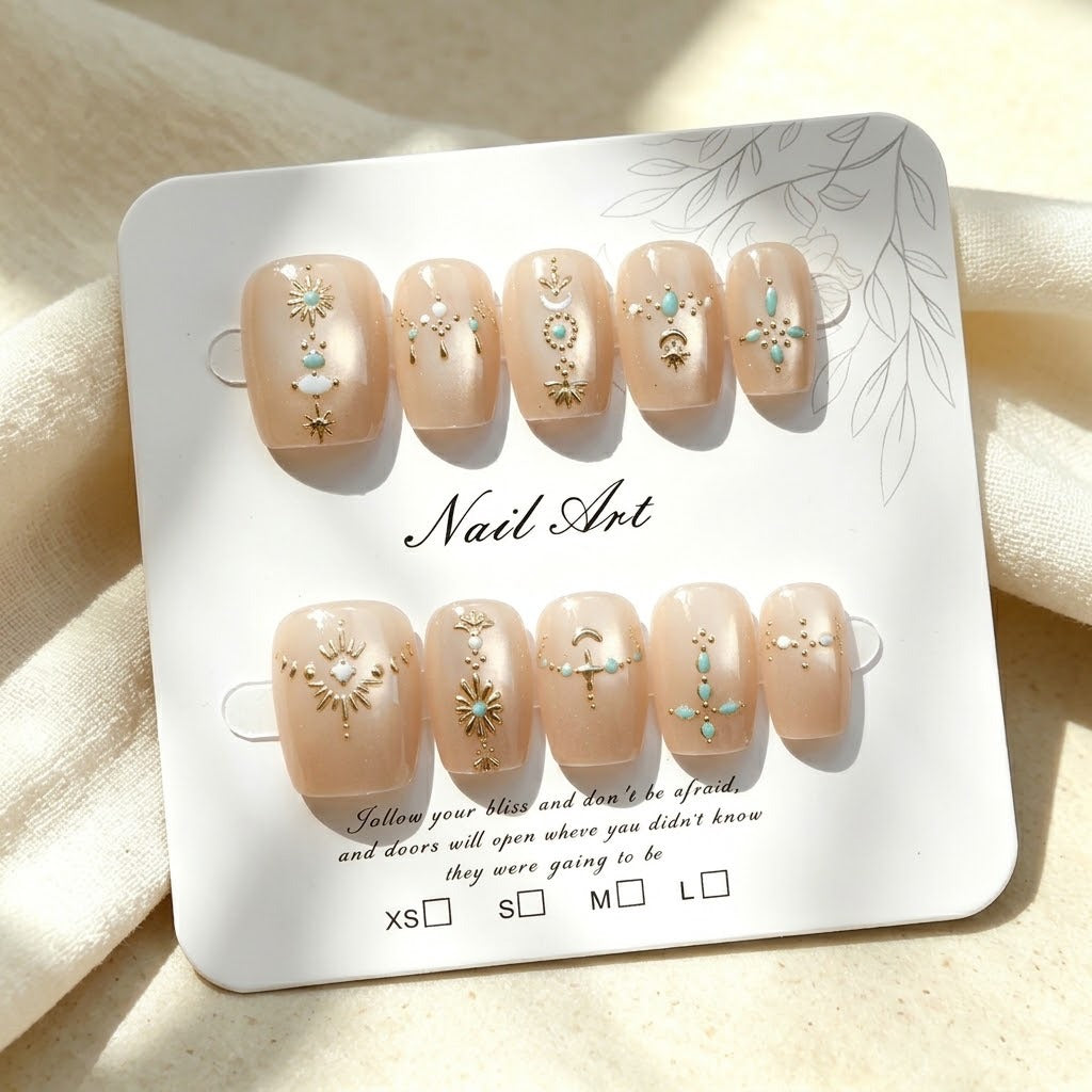 Exquisites Nagelkunst Press-On Set