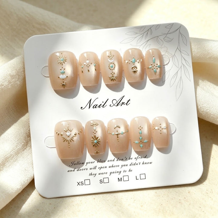 Exquisites Nagelkunst Press-On Set