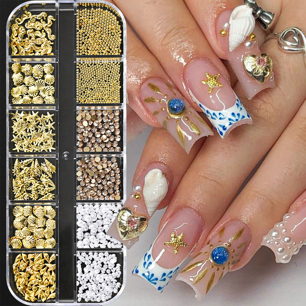 Premium Nagelkunst Dekorations Charms Set