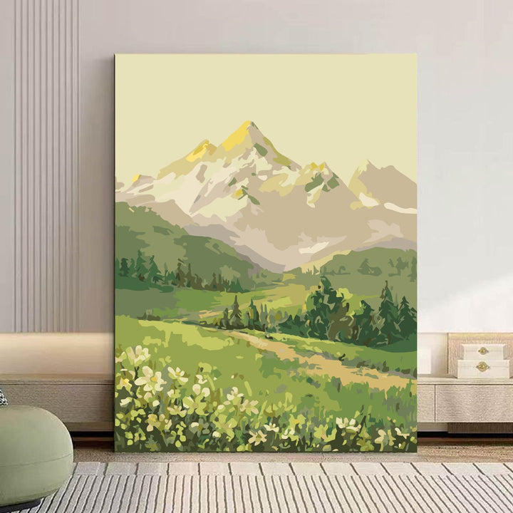 Szenische Berglandschaft Leinwand Kunst Karnz 1785768018