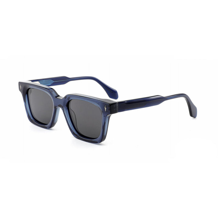Damen klassische quadratische Sonnenbrille mit robustem Rahmen und UV-Schutz Karnz