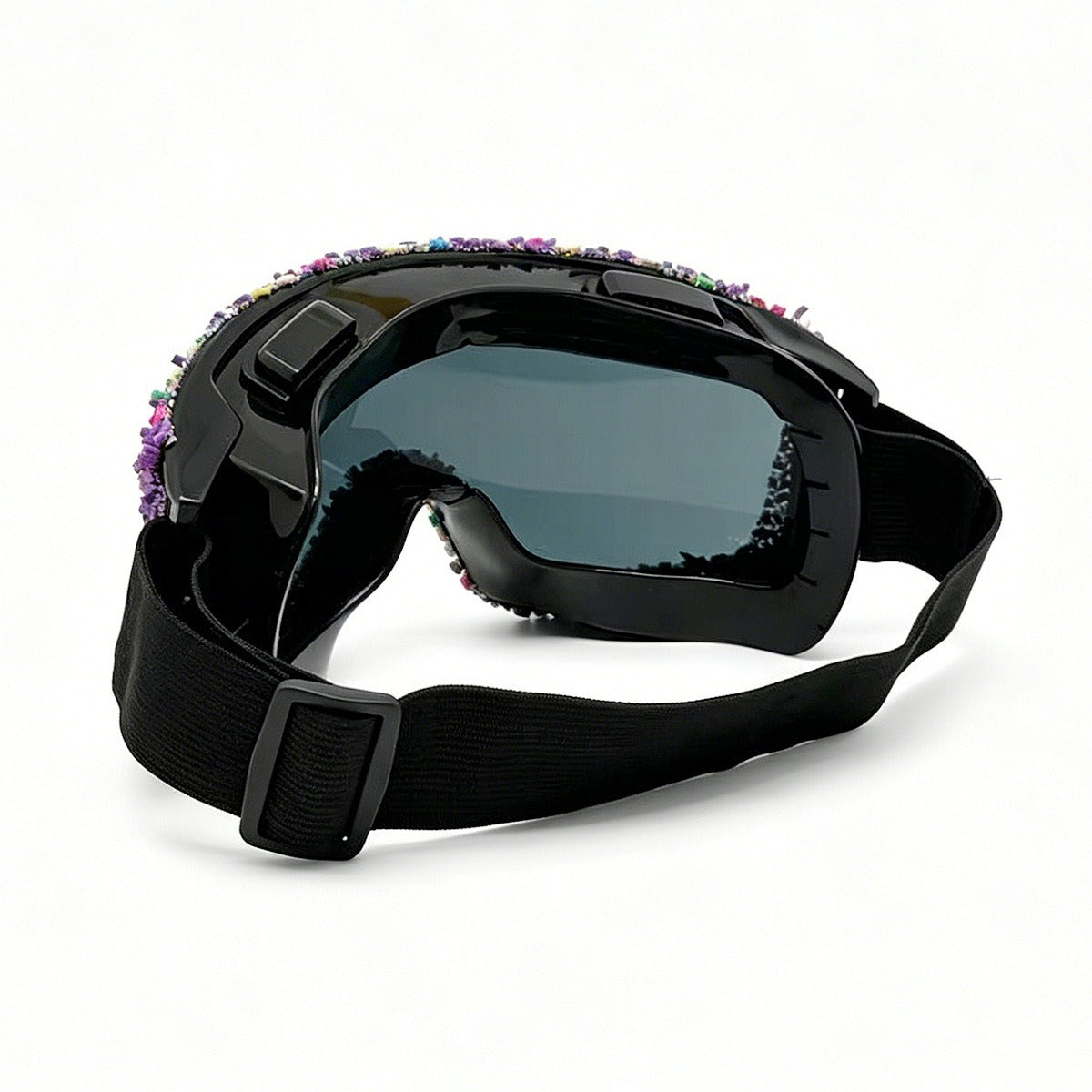 Damen Ski-Schutzbrille im kreativen Design mit bunten Akzenten Karnz