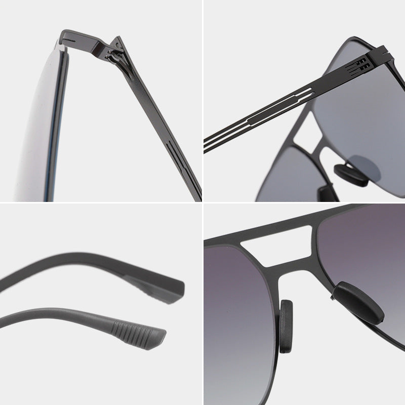 Stylische Quadratische Sonnenbrillen Karnz