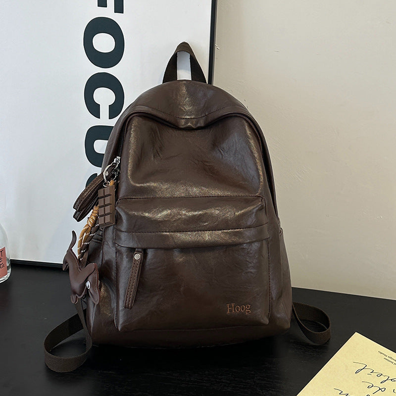 Elegante lässige Leder-Rucksack