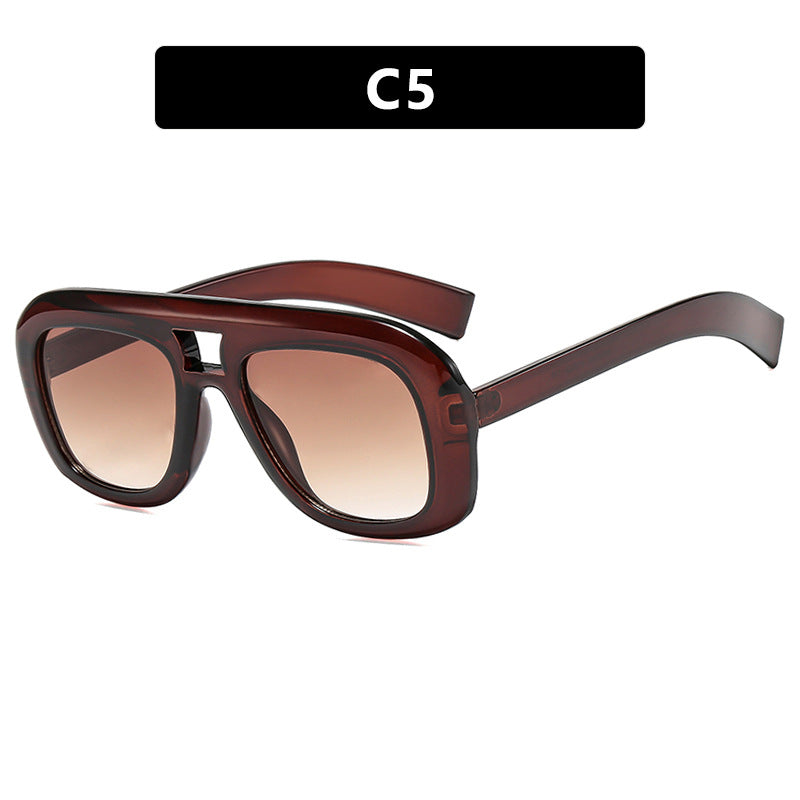 Damen markante Sonnenbrille im eleganten Stil Karnz