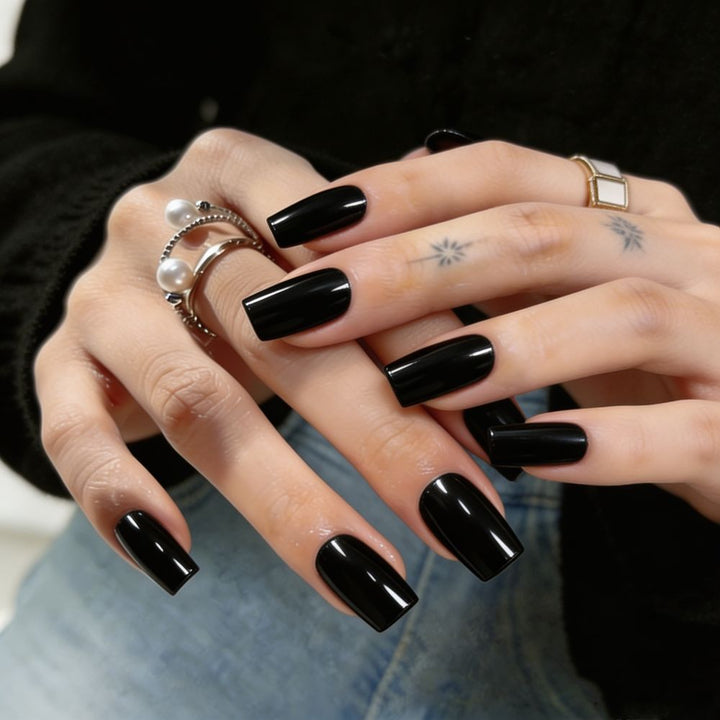Glänzende langanhaltende Press-On-Nagelspitzen