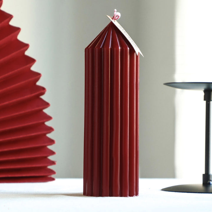 Verdrehte Spiral Deko Duftkerzenpaar für Zuhause