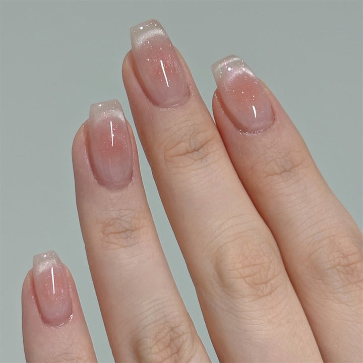 Premium Kurze Druck-On-Nagelset Karnz