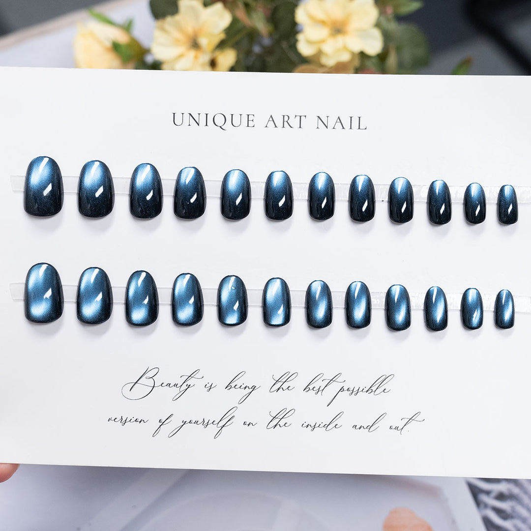 Wunderschönes langes Stiletto Press-On-Nagelset