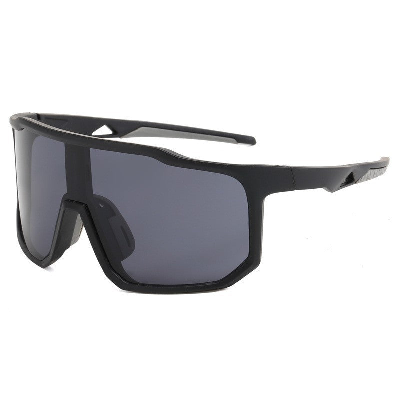 Damen Sportliche Rennsonnenbrille mit breitem Sichtfeld und modernen verspiegelten Gläsern Karnz