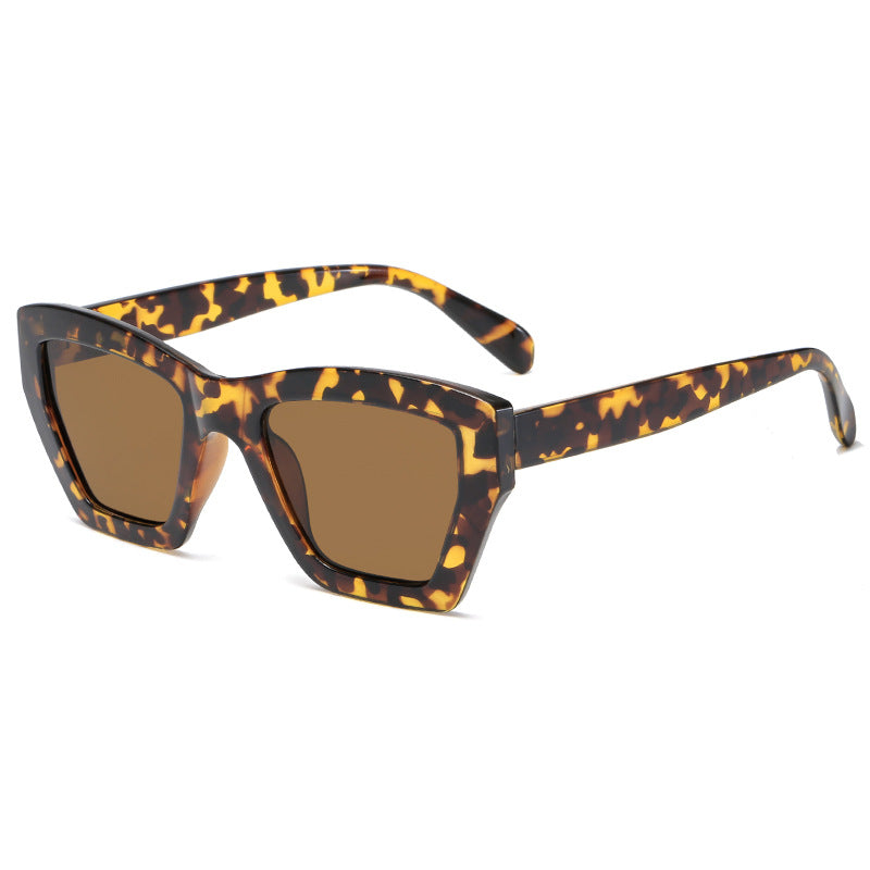 Damen trendige Sonnenbrille im modernen geometrischen Design Karnz